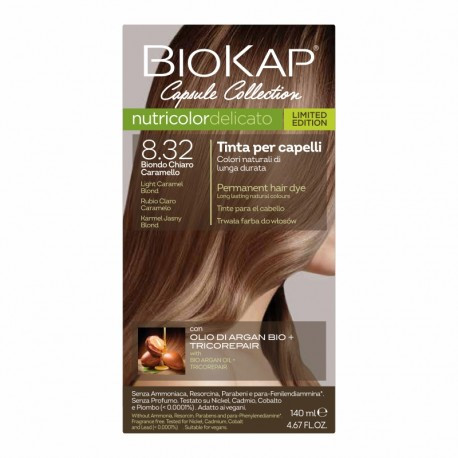 Nutricolor delicato - Blond clair caramel 8.32 - 140 ml - BIOKAP