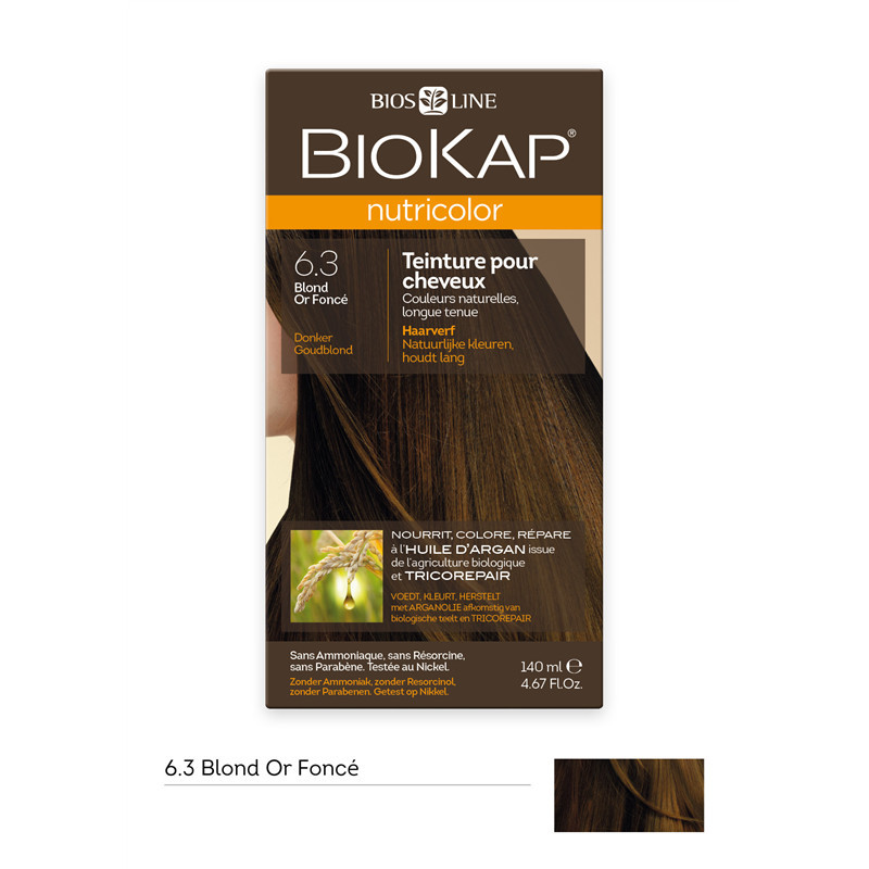 Nutricolor - Blond or foncé 6.3 - 140 ml - BIOKAP