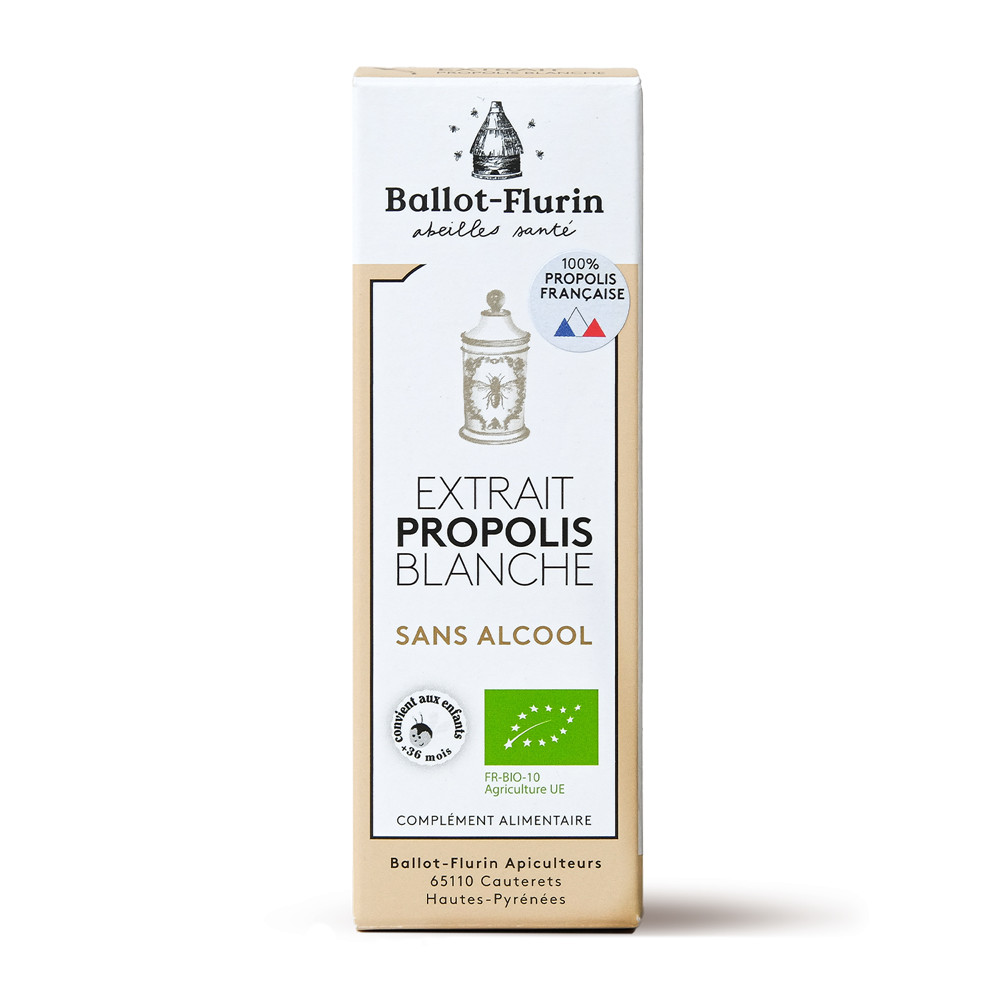 Extrait de Propolis française sans alcool - 15 ml - BALLOT-FLURIN