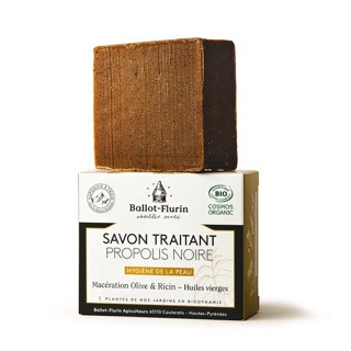 Savon traitant BIO Propolis noire - 100 g - BALLOT-FLURIN