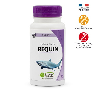 Requin (huile de foie) - 100 capsules - MGD