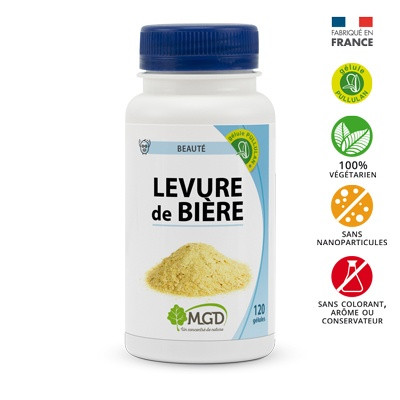 Levure de bière - 120 gélules - MGD