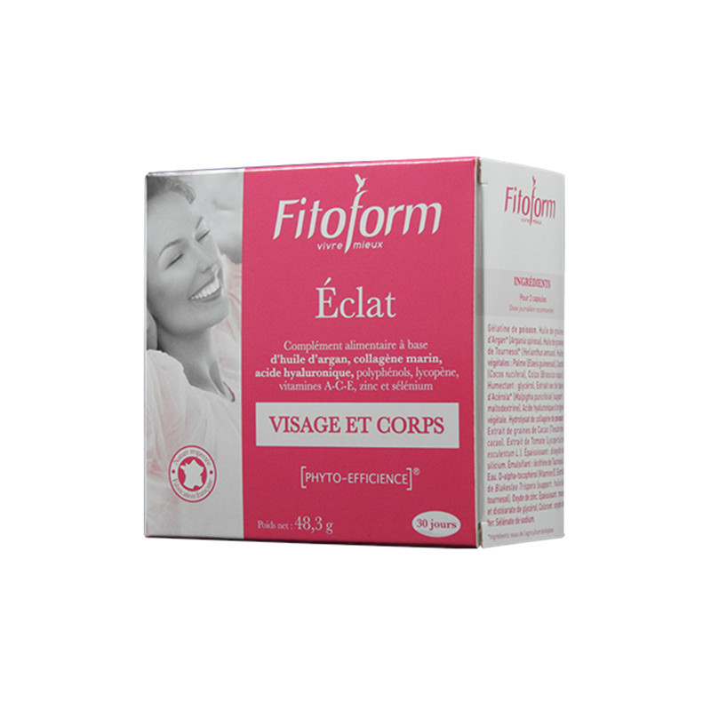 Éclat fermeté peau - 60 capsules - FITOFORM