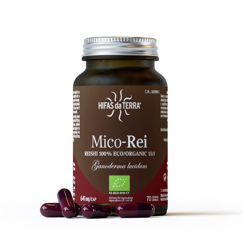 Mico-rei - Reishi - 70 gélules - HIFAS DA TERRA