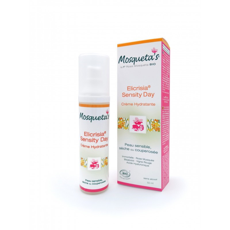 Crème hydratante - Elicrisia sensity day - 50 ml - KOSMEO MOSQUETA'S