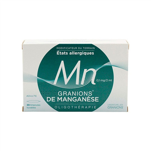 Granions de Manganese - 30 ampoules - GRANIONS