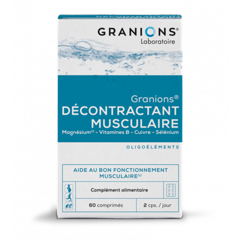 Granions Décontractant musculaire - 60 comprimés - GRANIONS