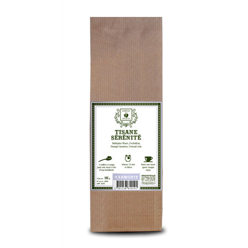 Tisane Sérénite sans millepertuis - 100 g - PÈRE BLAIZE