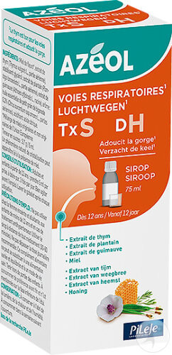 Azéol Voies Respiratoires TxS - 75 ml - PILEJE
