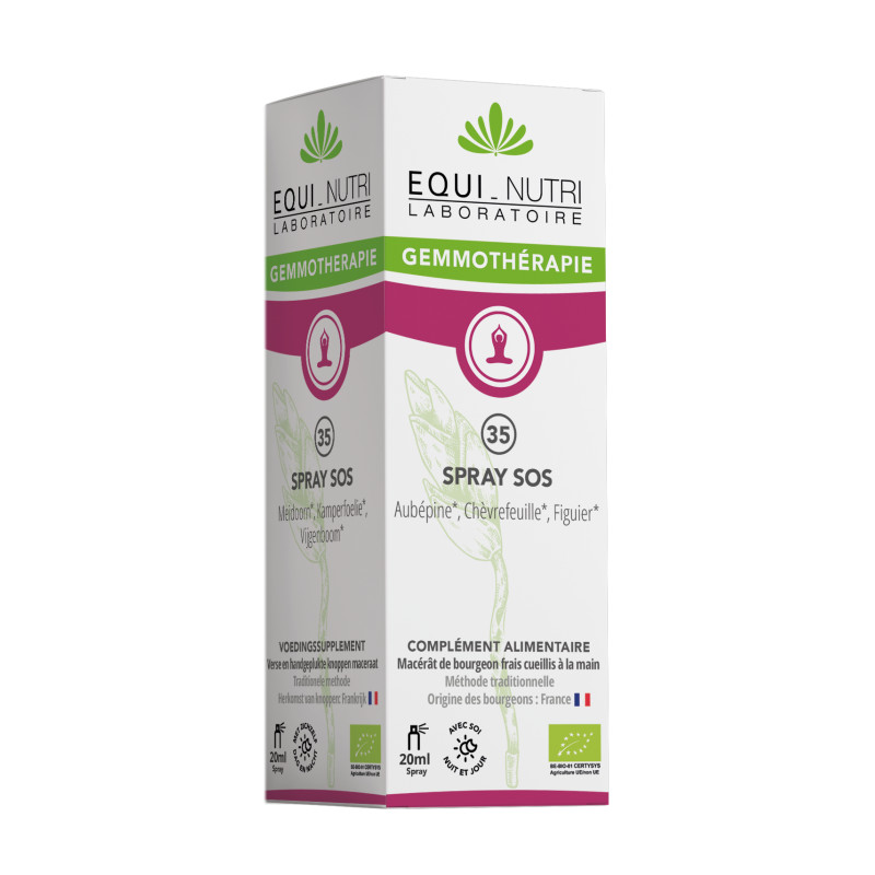 Bourgeons BIO - Spray SOS -  20 ml - EQUI-NUTRI