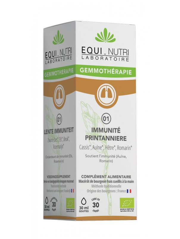 Bourgeons BIO - N°01 immunité printanière - 30 ml - EQUI-NUTRI