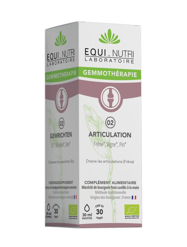 Bourgeons BIO - N°02 articulation - 30 ml - EQUI-NUTRI