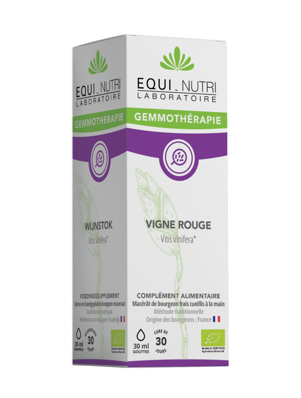 Bourgeons BIO - Vigne rouge - 30 ml - EQUI-NUTRI