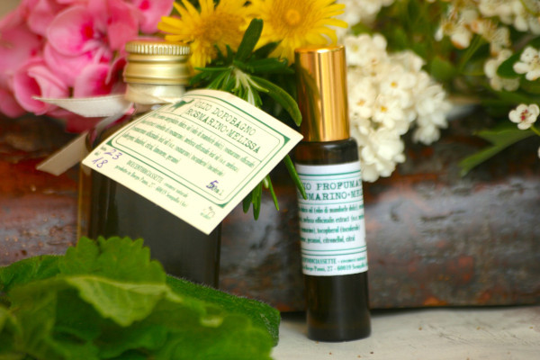 Huile après bain romarin et melisse - tonique, rafraîchissant, hydratant - 50 mL  - DUECENTODICIASSETTE