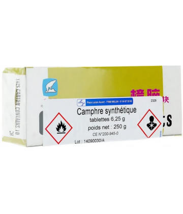 Camphre synthétique - tablette 250 g