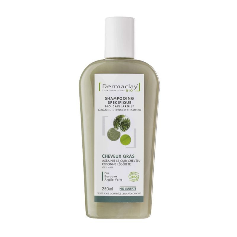 Shampooing purifiant detox - 250 ml - DERMACLAY