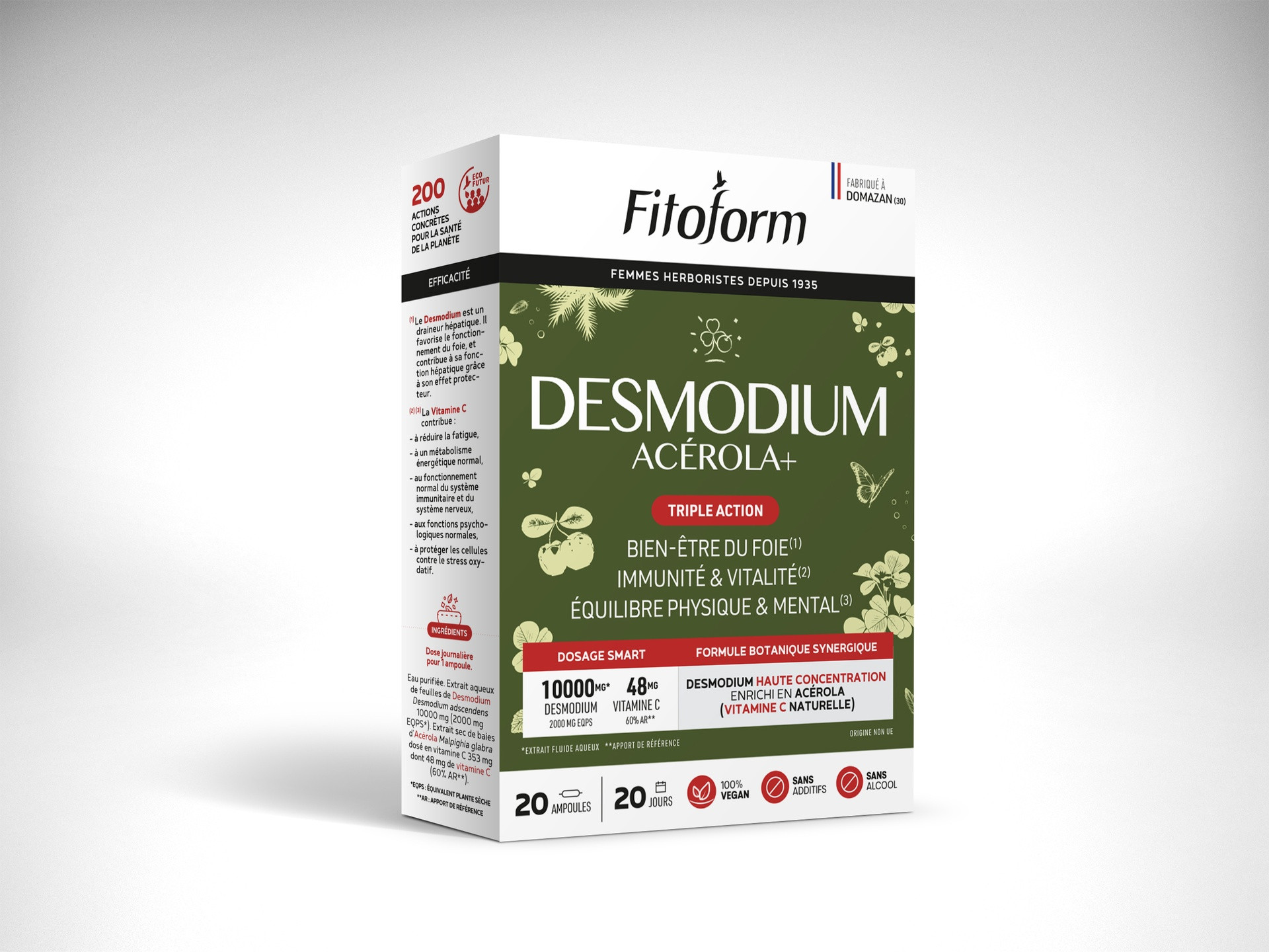 Desmodium Acérola+ - 20 ampoules - FITOFORM