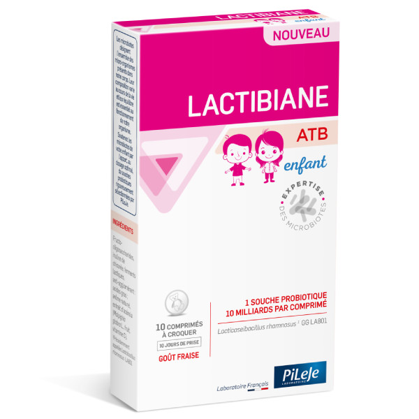 Lactibiane ATB enfant - 10 comprimes à croquer - PILEJE