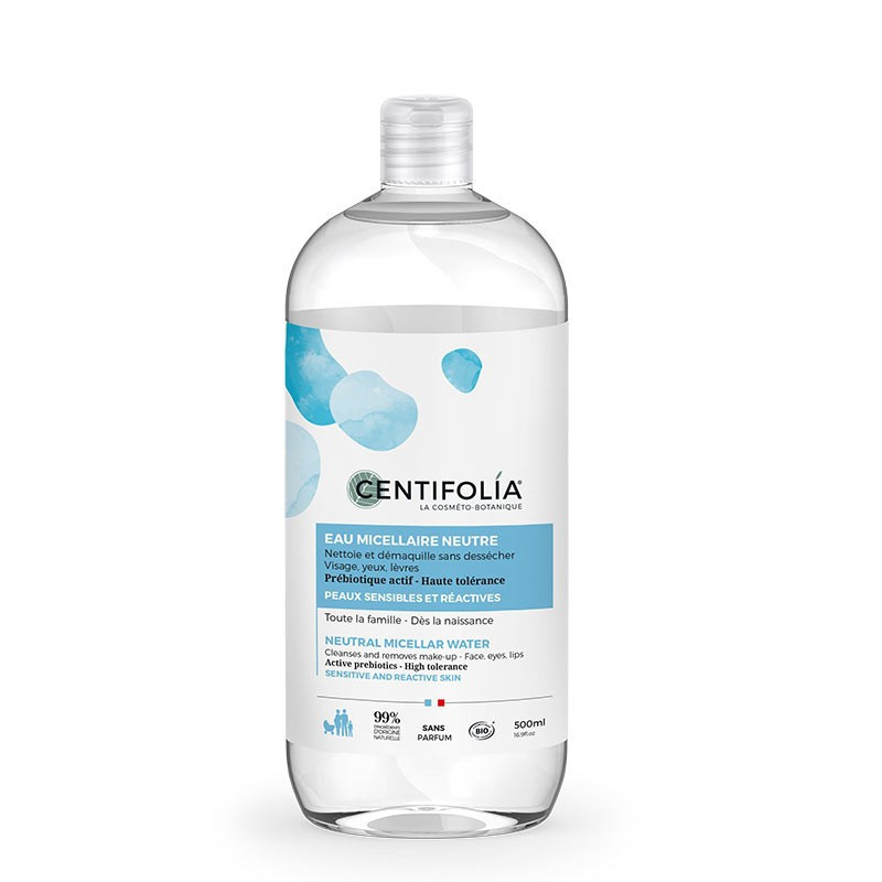 Eau micellaire neutre - 500 ml - CENTIFOLIA
