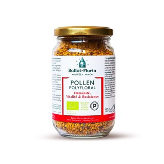 Pollen polyfloral dynamisé en pelotes - 210 g - BALLOT-FLURIN