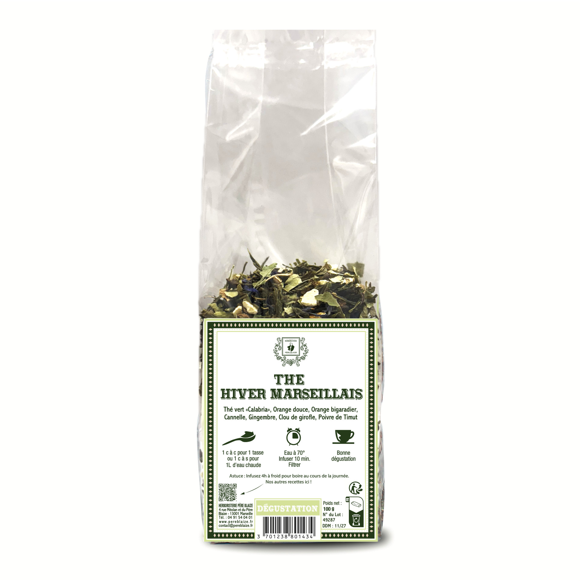 Thé Hiver Marseillais - 100 g - PERE BLAIZE