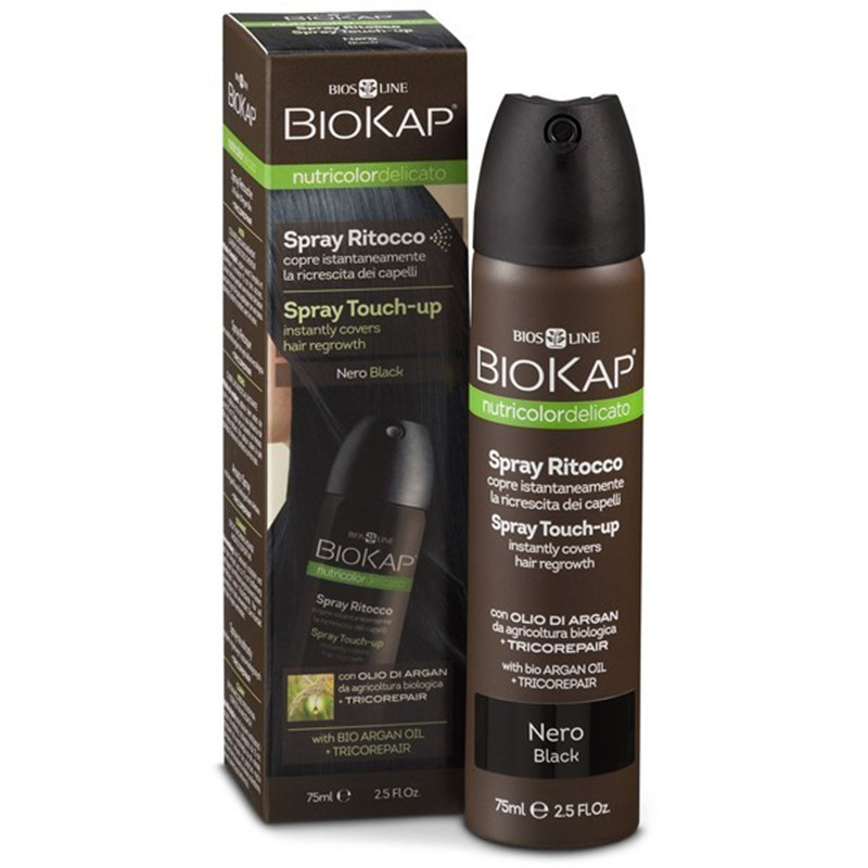 Nutricolor delicato - Spray retouche - Noir - 75 ml - BIOKAP