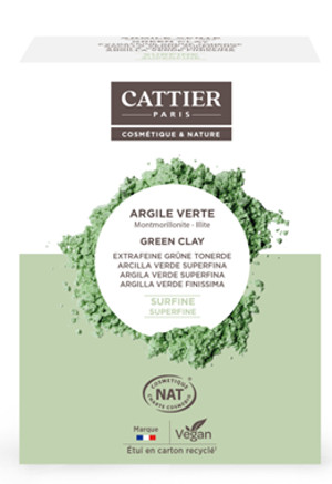 Argile verte surfine  Montmorillonite - illite  - 750 g - CATTIER