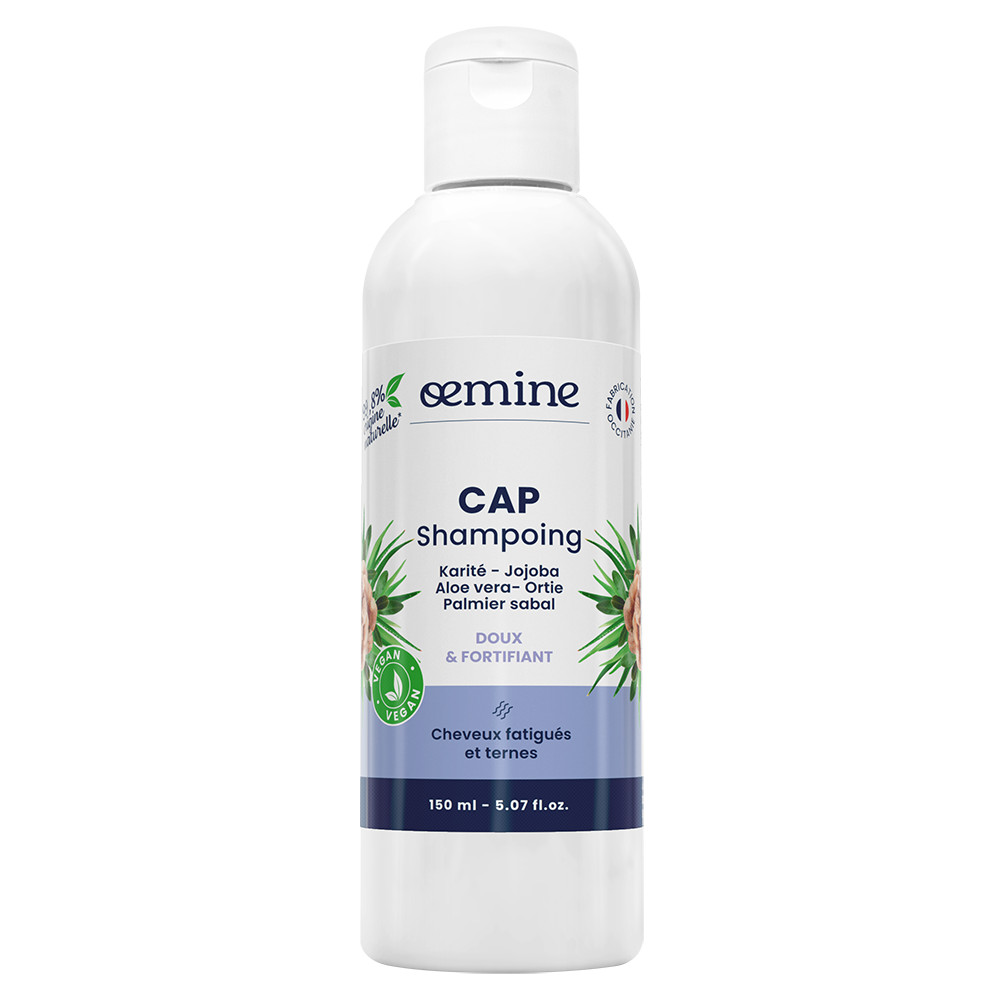 CAP Shampoing : Karité, Jojoba, Aloe vera, Ortie, Palmier - 150 ml - OEMINE