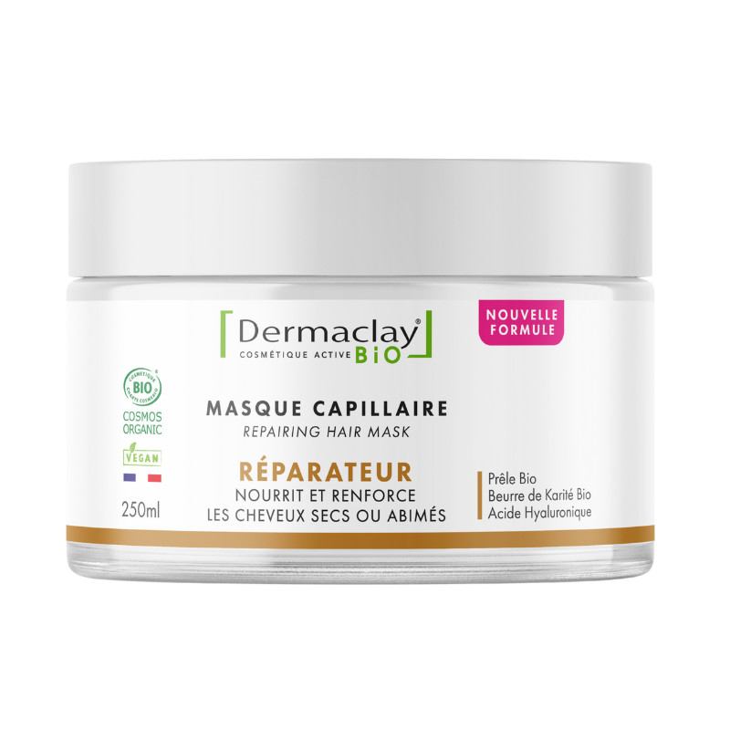 Masque capillaire réparateur - 250 ml - DERMACLAY