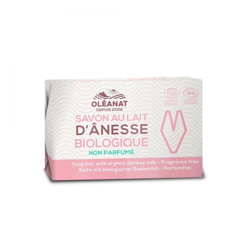 Savon au lait d'ânesse hypoallergénique - 100 g - OLEANAT