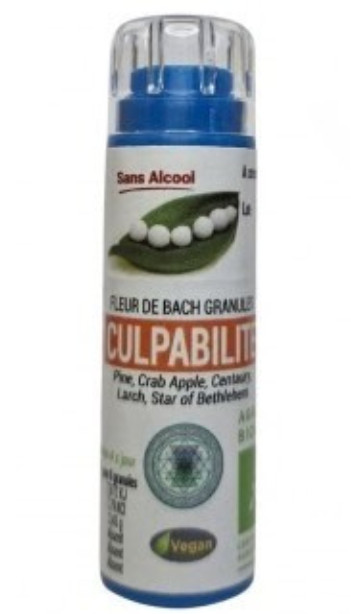 Culpabilité - Fleur de Bach BIO granules - 130 granules - COMPLEXE BACH - KOSMEO FLEURS DE BACH 
