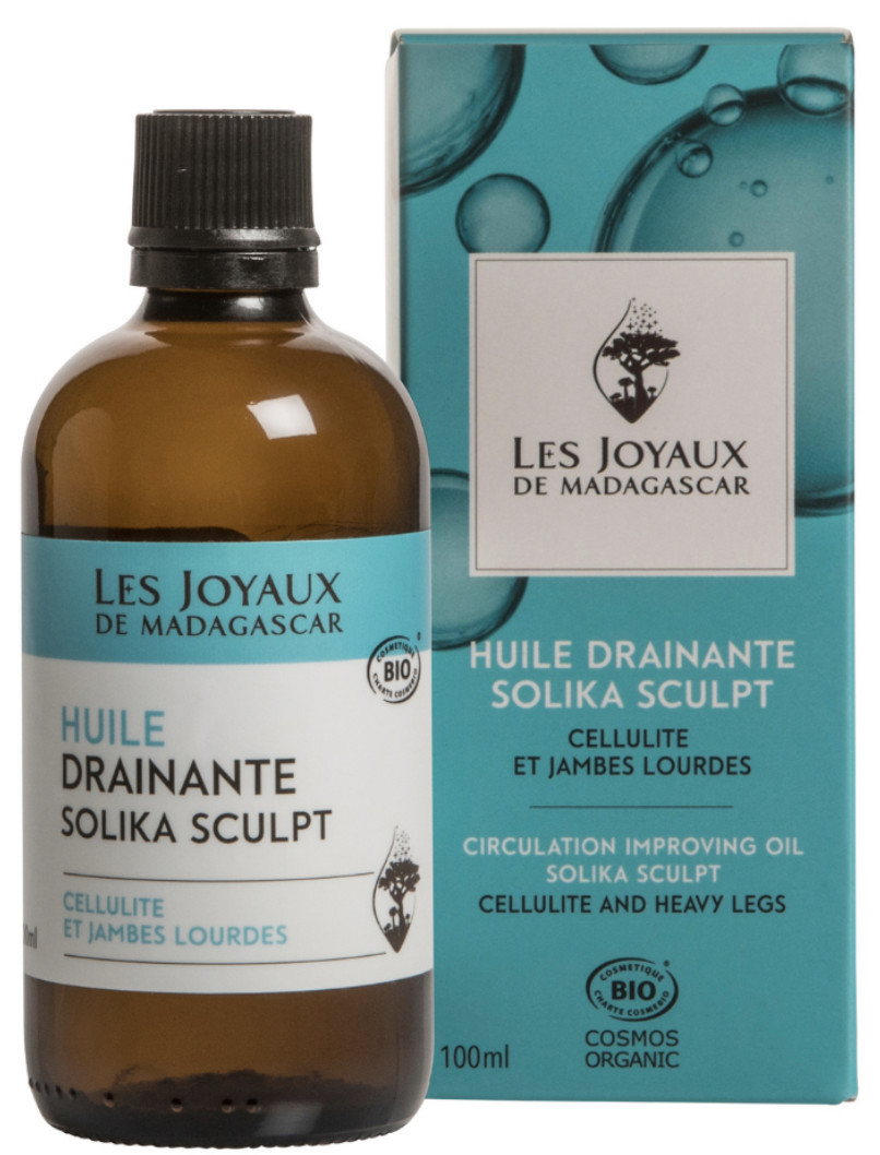 Huile Drainante Solika sculpt BIO - 100 ml - LES JOYAUX DE MADAGASCAR