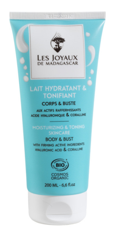 Lait Hydratant & Tonifiant BIO - 200 ml - Corps et Buste - LES JOYAUX DE MADAGASCAR