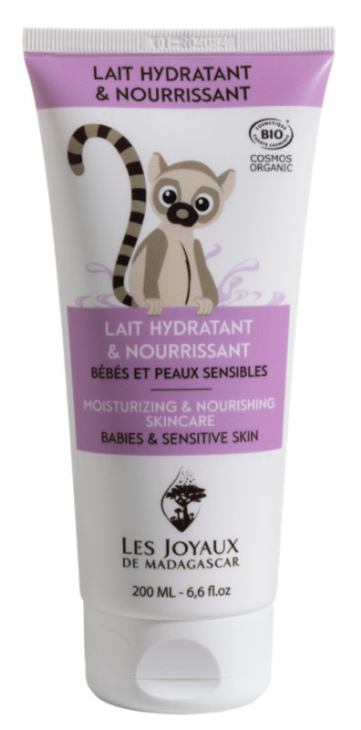 Lait Hydratant Nourrissant BIO - 200 ml - Bébés et peaux sensibles - LES JOYAUX DE MADAGASCAR