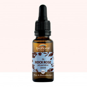 FDB 26 Rock Rose, Heliantheme - Compte Gouttes BIO Demeter - 20 ml - BIOFLORAL
