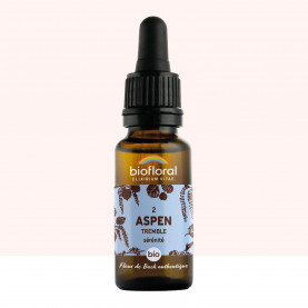 FDB 02 Aspen, Tremble - Compte Gouttes Bio Demeter - 20 ml - BIOFLORAL