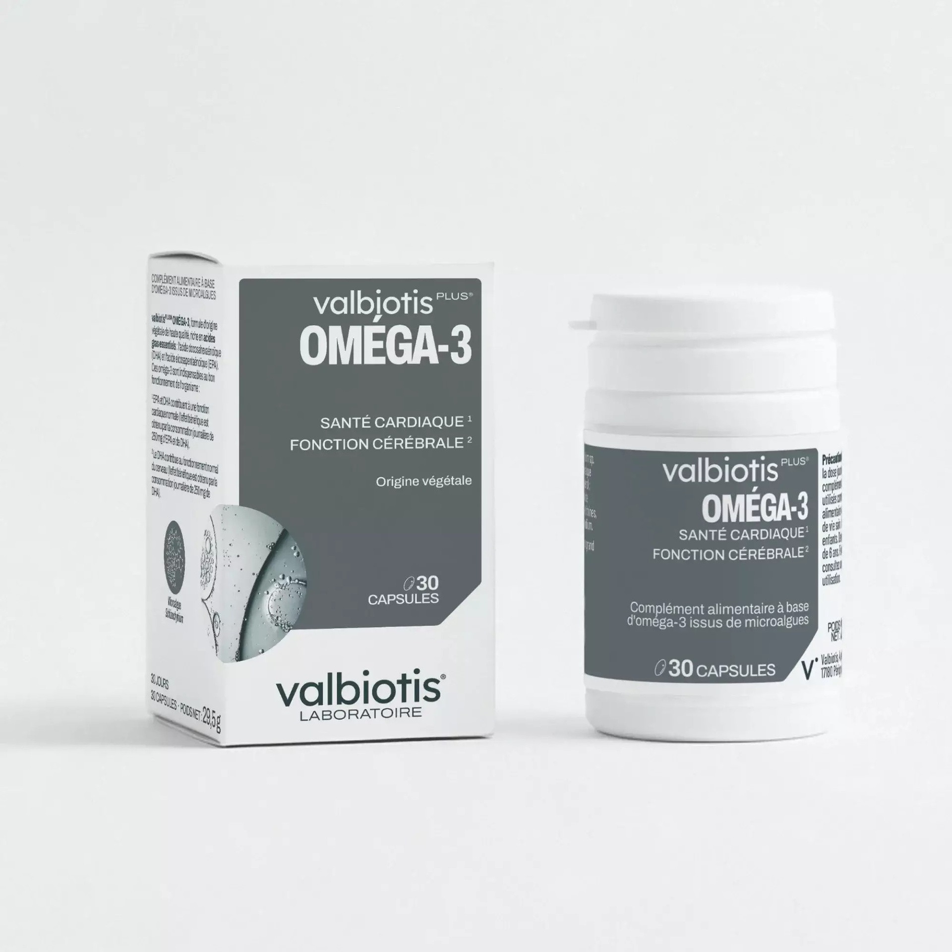 Plus Oméga 3 - 30 capsules - VALBIOTIS 