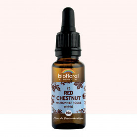 FDB 25 Red Chestnut Marronnier Rouge - Compte Gouttes BIO Demeter - 20 ml - BIOFLORAL