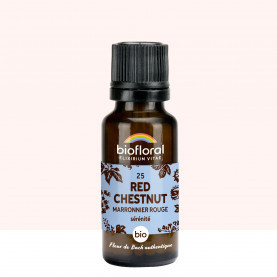 FDB 25 Red Chestnut Marronnier Rouge - Granules BIO - 19,5 g - BIOFLORAL
