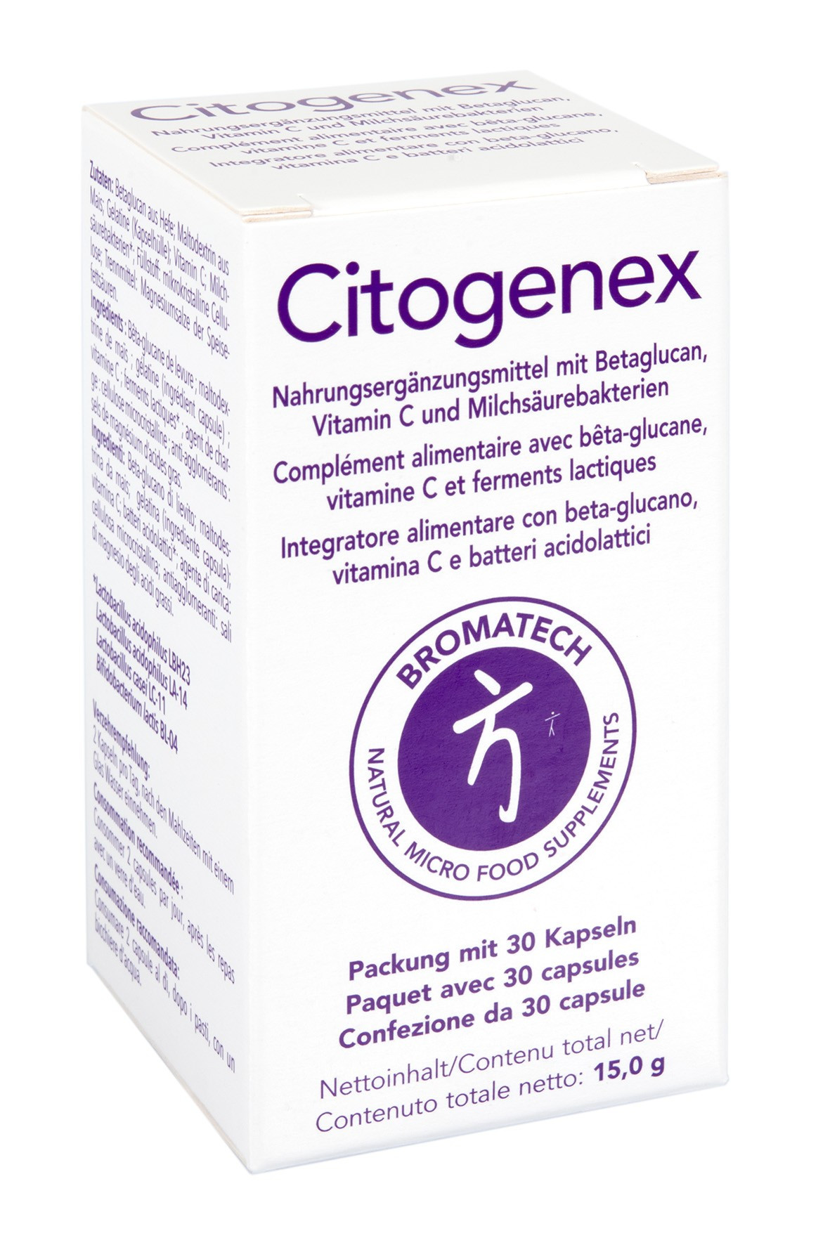 Citogenex - 30 capsules - BROMATECH