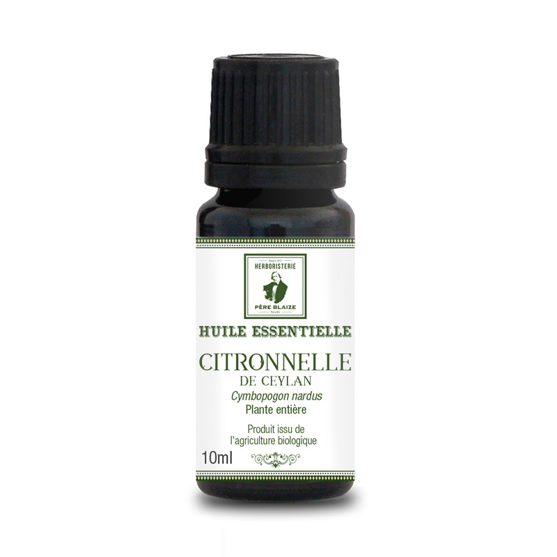 Huile Essentielle Citronnelle de Ceylan BIO - 10 ml - PÈRE BLAIZE