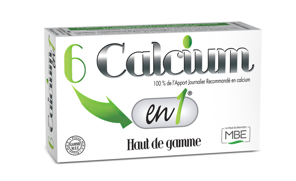 6 Calcium en 1 - 60 comprimés - MBE 