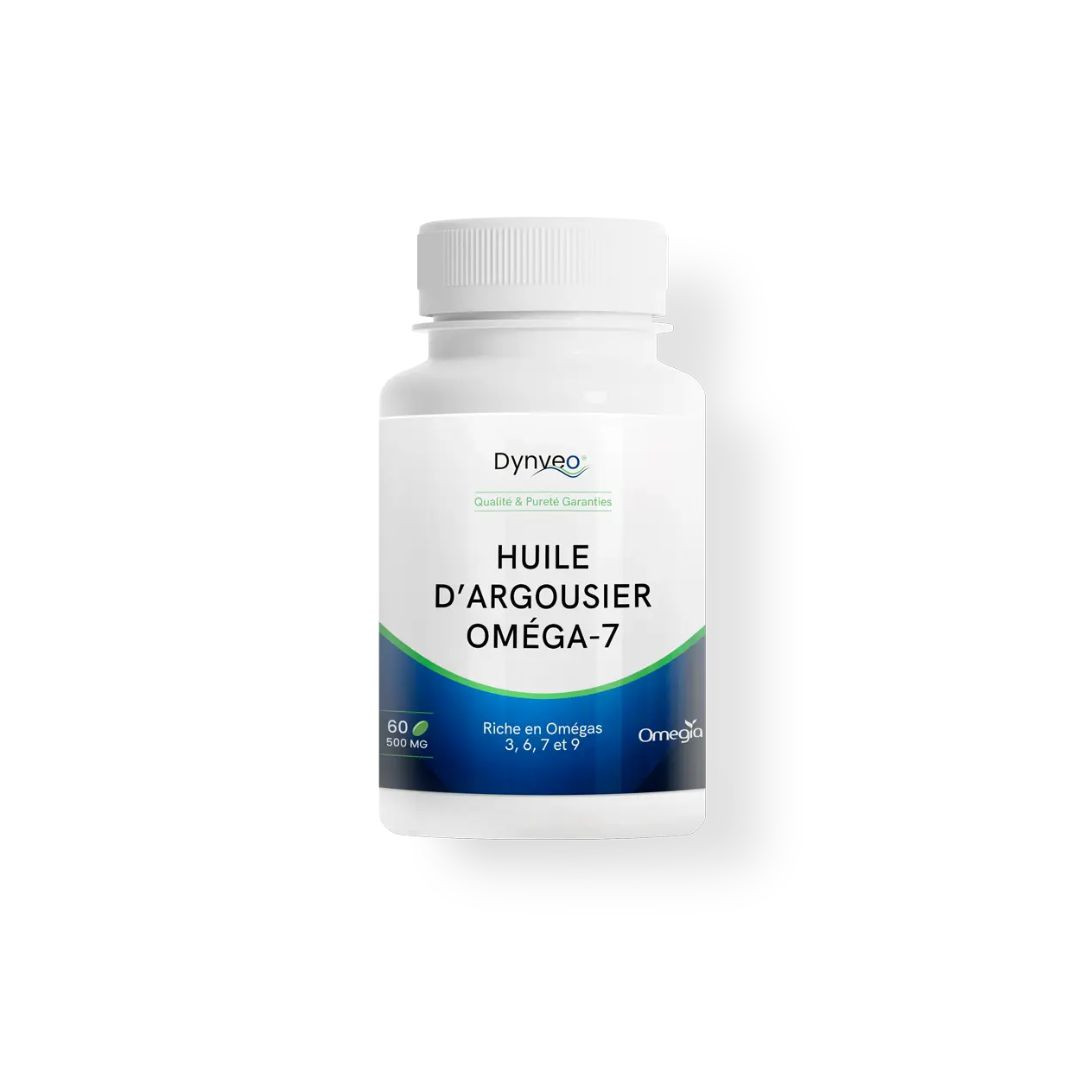 Huile argousier - Omega 7 - 500 mg - 60 gélules - DYNVEO