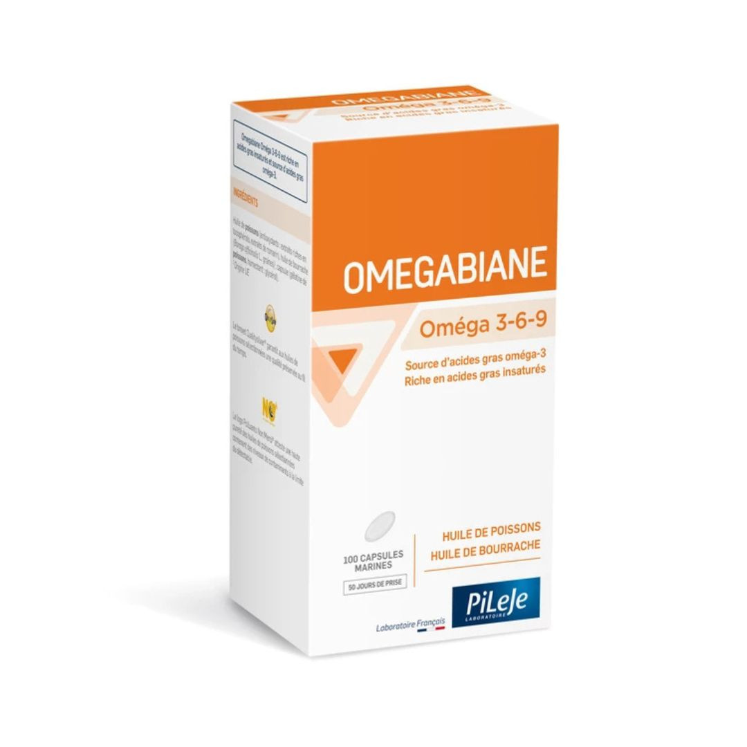 Omegabiane Oméga 3-6-9 – 100 capsules – PILEJE