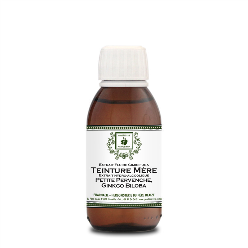 Teinture mère Cimicifuga, petite pervenche, ginkgo biloba - PÈRE BLAIZE