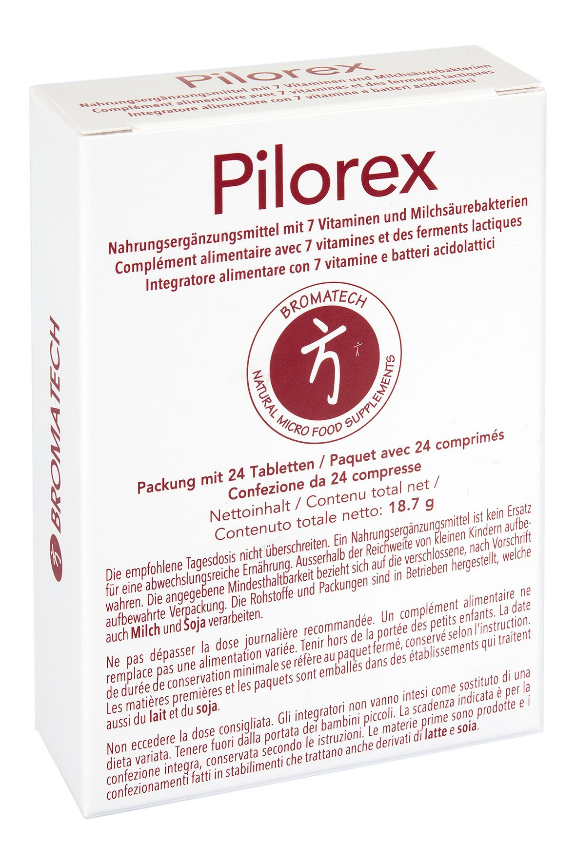 Pilorex - 24 comprimes - BROMATECH