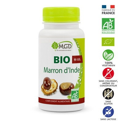Marron d'Inde Bio – 90 gélules – MGD