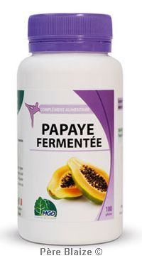 Papaye fermentée jus (fruit, Carica papaya) – 100 gélules – MGD (référence archivée)