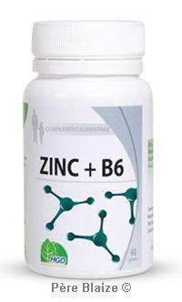 Zinc + B6 – 60 gélules – MGD