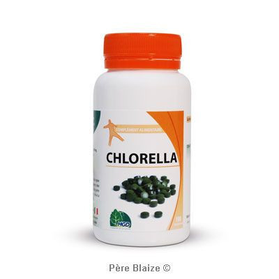 Chlorella (algue, Chlorella pyrenoidosa) – 100 comprimés – MGD